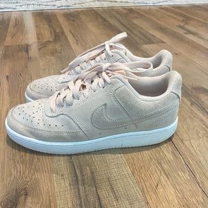 Pink Nike Court Vision Low Sneaker